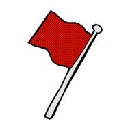 comic cartoon white flag N4