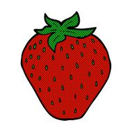 comic cartoon strawberry N16