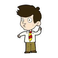 comic cartoon boy asking question N5