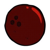comic cartoon bowling ball N3