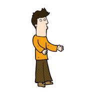 comic cartoon man explaining N6