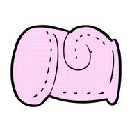 comic cartoon pink boxing glove