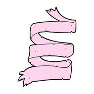 comic cartoon pink scroll