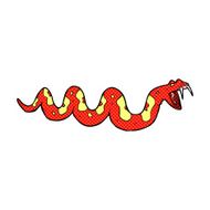comic cartoon poisonous snake N3