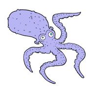 comic cartoon octopus N7