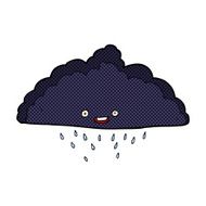 comic cartoon rain cloud N7