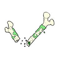 gross broken bone comic cartoon N2