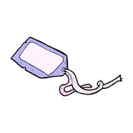 comic cartoon luggage tag N9