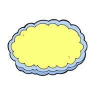 comic cartoon decorative cloud N8