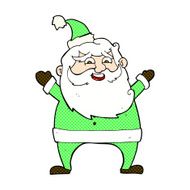 jolly santa comic cartoon N7