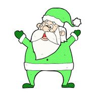 jolly santa comic cartoon N8
