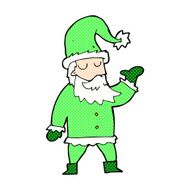 comic cartoon santa claus N48