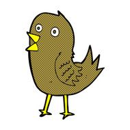 comic cartoon tweeting bird N2