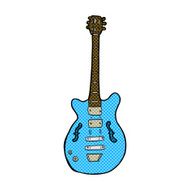 comic cartoon electric guitar N3