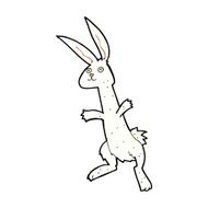 comic cartoon rabbit N21