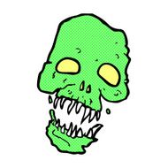 comic cartoon scary skull N7