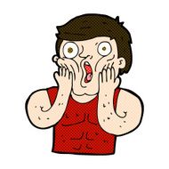 comic cartoon shocked gym man N4