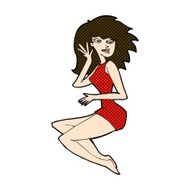 comic cartoon sexy woman N4