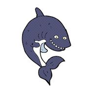 comic cartoon shark N9