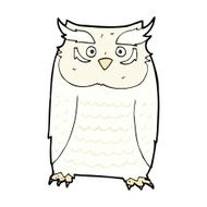 comic cartoon owl N20