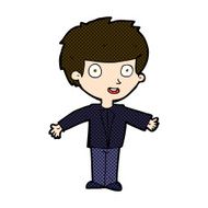 comic cartoon happy boy N57