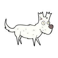 comic cartoon cute little dog N3