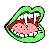 comic cartoon vampire mouth N7