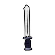 comic cartoon sword N13