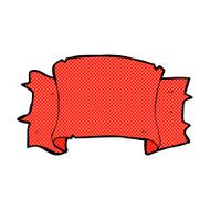 comic cartoon heraldry scroll banner N2
