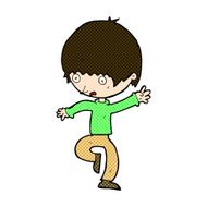 comic cartoon panicking man N5