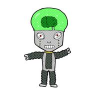 comic cartoon future robot N3