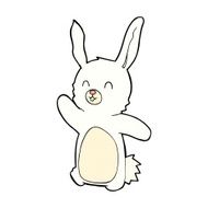 comic cartoon happy rabbit N3