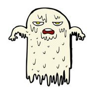 comic cartoon slimy ghost N2