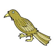 comic cartoon crow N4