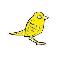 comic cartoon garden bird N9
