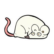comic cartoon white mouse N2
