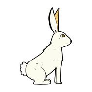 comic cartoon rabbit N23