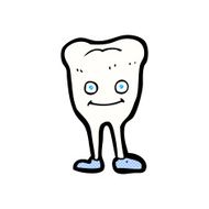 comic cartoon happy tooth N11