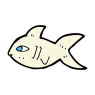 comic cartoon fish N30