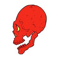 red skull illustration