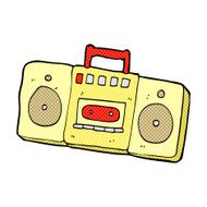 comic cartoon radio cassette player N3