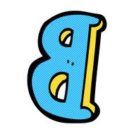 comic cartoon letter B