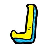 comic cartoon letter L