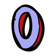 comic cartoon letter O