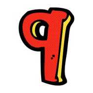 comic cartoon letter P