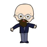 comic cartoon genius scientist N3