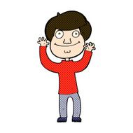 comic cartoon happy boy N58