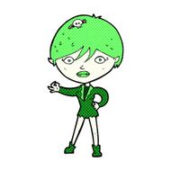 comic cartoon vampire girl N59