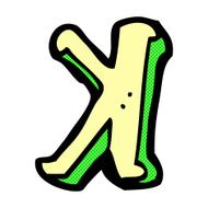 comic cartoon letter K