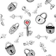 Padlocks and keys
